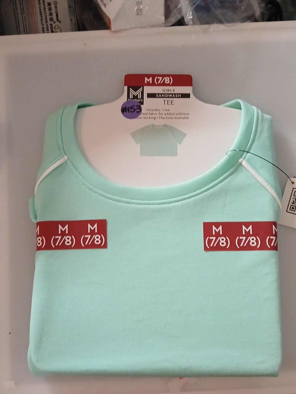 Mossimo Supply Co. Girls Sandwash Tee in Mint